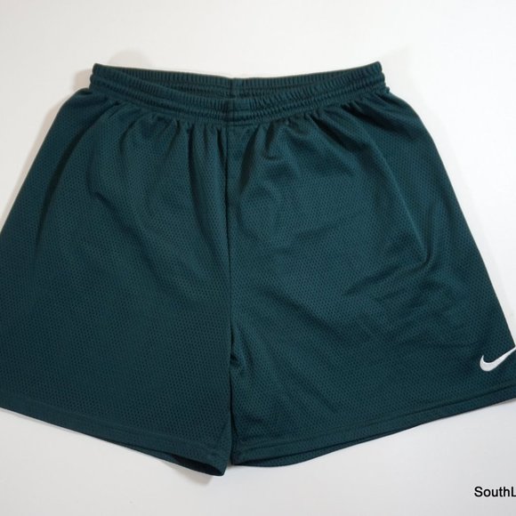 Nike Shorts Vintage Nike Mesh Swoosh Shorts Green Drawstring Pockets Mens Xxl Poshmark